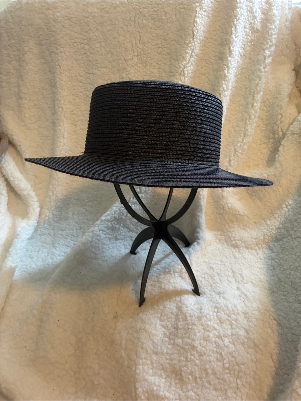 Black Straw Hat - Picture 5 of 5